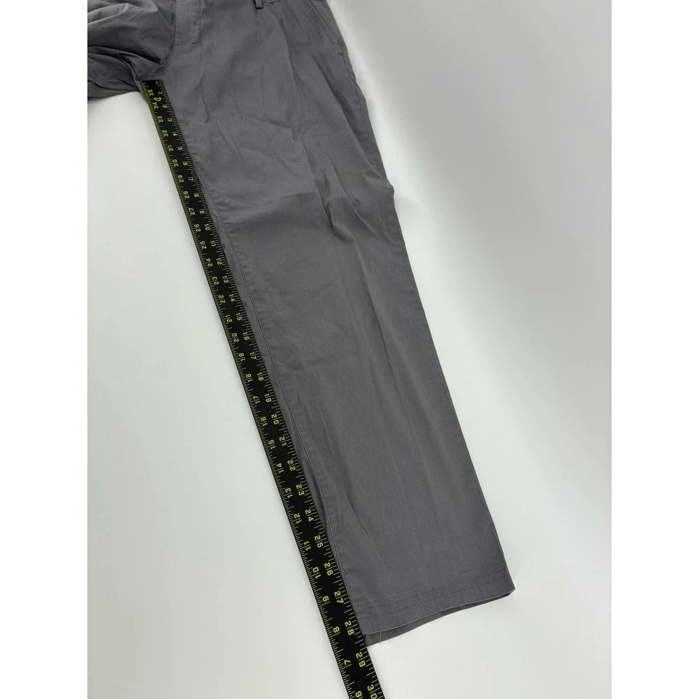 Birddogs Boomstick Mens Gray Lined Stretch Chino Pants 38x32 (Actual 38x29)